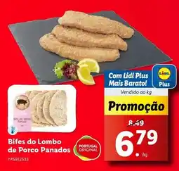 Lidl Nacional - bifes de lombo de porco panados promoção