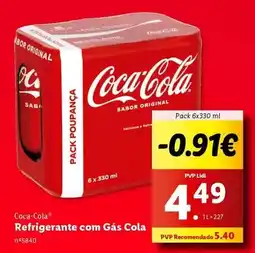 Lidl Lidl - refrigerante com gas promoção