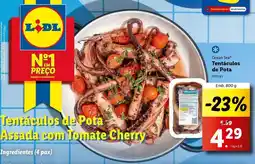 Lidl Dia - tentaculos de pota promoção