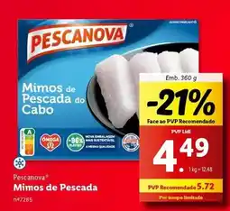 Lidl Pescanova - mimos de pescada promoção
