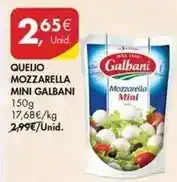 Pingo Doce Galbani - queijo mozzarella mini promoção