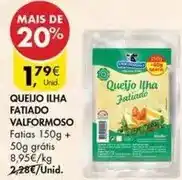 Pingo Doce Valformoso - queijo ilha fatiado promoção