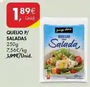 Pingo Doce Queijo p/ saladas promoção