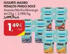 Pingo Doce Pingo doce - iogurte magro pedaços promoção