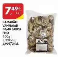 Pingo Doce Camarão vannamei 30/40 sabor promoção