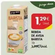 Pingo Doce Pingo doce - bebida de aveia barista promoção