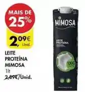 Pingo Doce Mimosa - leite proteina promoção