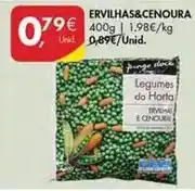 Pingo Doce Ervilhas&cenoura promoção