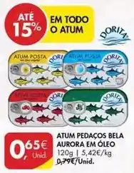 Pingo Doce Aurora - atum pedaços bela em oleo promoção
