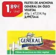 Pingo Doce A+ - filetes de anchova general em oleo vegetal promoção