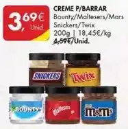 Pingo Doce Bounty - creme p/barrar promoção