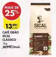 Pingo Doce Sical - café grão clássico promoção