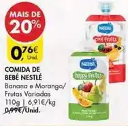 Pingo Doce Nestle - comida de bebé promoção