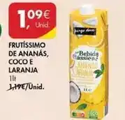 Pingo Doce Frutíssimo de ananas, coco e laranja promoção