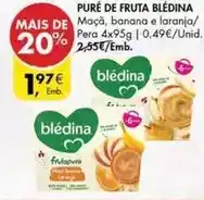 Pingo Doce Blédina - pure de fruta promoção