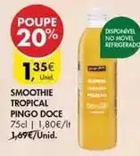 Pingo Doce Pingo doce - smoothie tropical promoção