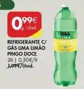 Pingo Doce Pingo doce - refrigerante c/gas lima limao promoção