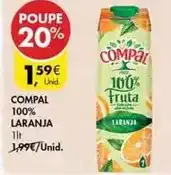Pingo Doce Compal - 100% laranja promoção