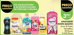 Pingo Doce Quanto - amaciador roupa promoção