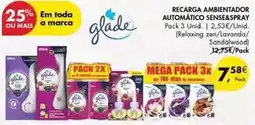 Pingo Doce Glade - recarga ambientador automatico sense&spray promoção