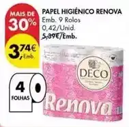Pingo Doce Renova - papel higiênico promoção