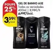 Pingo Doce Axe - gel de banho promoção