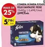 Pingo Doce Felix - comida húmida p/gato fantastic promoção