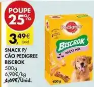 Pingo Doce Pedigree - snack p/ cão biscrok promoção
