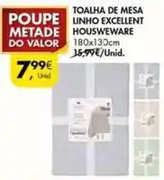 Pingo Doce Valor - toalha de mesa linho housweware promoção