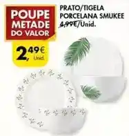 Pingo Doce Smukee - prato/tigela porcelana promoção