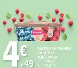 E.Leclerc Mix - de framboesa e mirtillo promoção