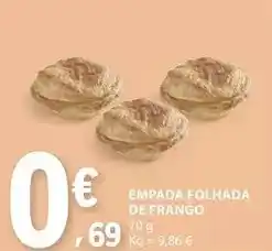 E.Leclerc Empada folhada de frango promoção