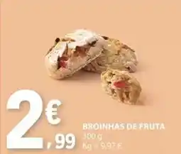 E.Leclerc Broinhas de fruta promoção