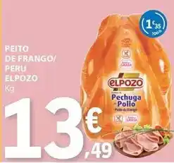 E.Leclerc Elpozo - peito de frango/ peru peru promoção
