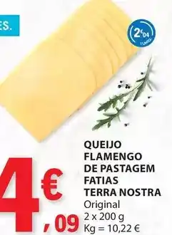 E.Leclerc Terra nostra - queijo flamengo de pastagem promoção