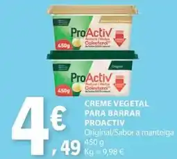 E.Leclerc Proactiv - creme vegetal para barrar promoção