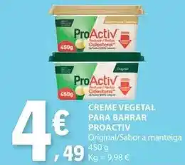E.Leclerc Proactiv - creme vegetal para barrar promoção