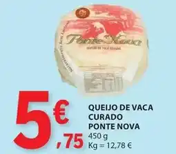 E.Leclerc Queijo de vaca curado promoção