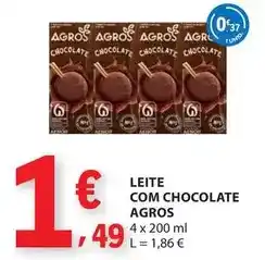 E.Leclerc Agros - leite com chocolate promoção