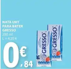 E.Leclerc Gresso - nata uht para bater promoção