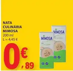 E.Leclerc Mimosa - nata culinária promoção