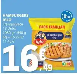 E.Leclerc Iglo - hamburgers promoção