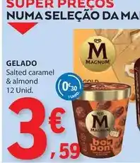 E.Leclerc Magnum - gelado salted caramel & almond promoção