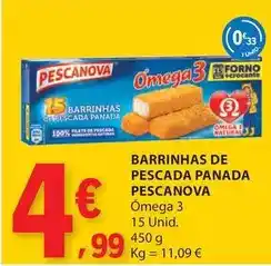 E.Leclerc Pescanova - barrinhas de pescada panada promoção