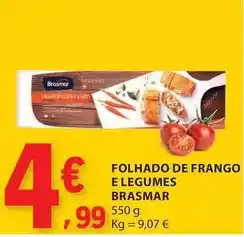 E.Leclerc Brasmar - folhado de frango e legumes promoção