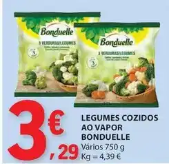 E.Leclerc Bonduelle - legumes cozidos ao vapor promoção
