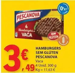 E.Leclerc Pescanova - hamburgers sem gluten promoção