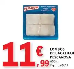 E.Leclerc Pescanova - lombos de bacalhau promoção
