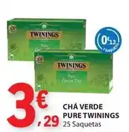 E.Leclerc Twinings - chá verde pure promoção