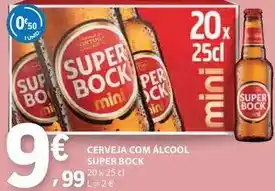E.Leclerc Super bock - cerveja com álcool promoção